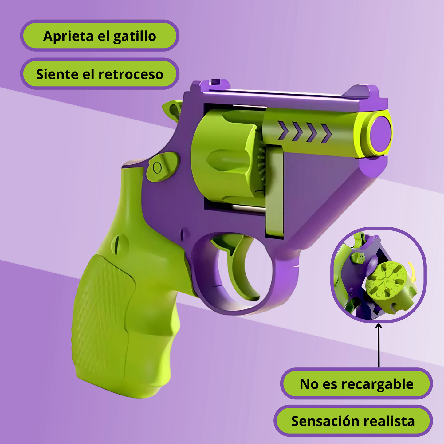 Mini Revolver Antiestrés