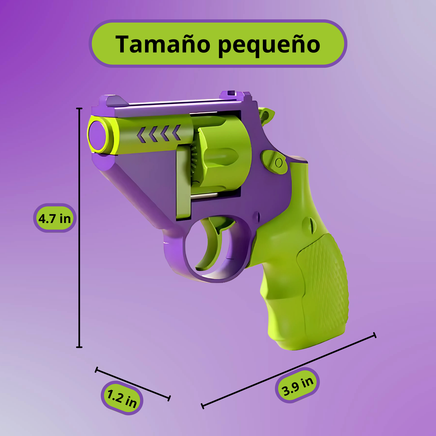 Mini Revolver Antiestrés