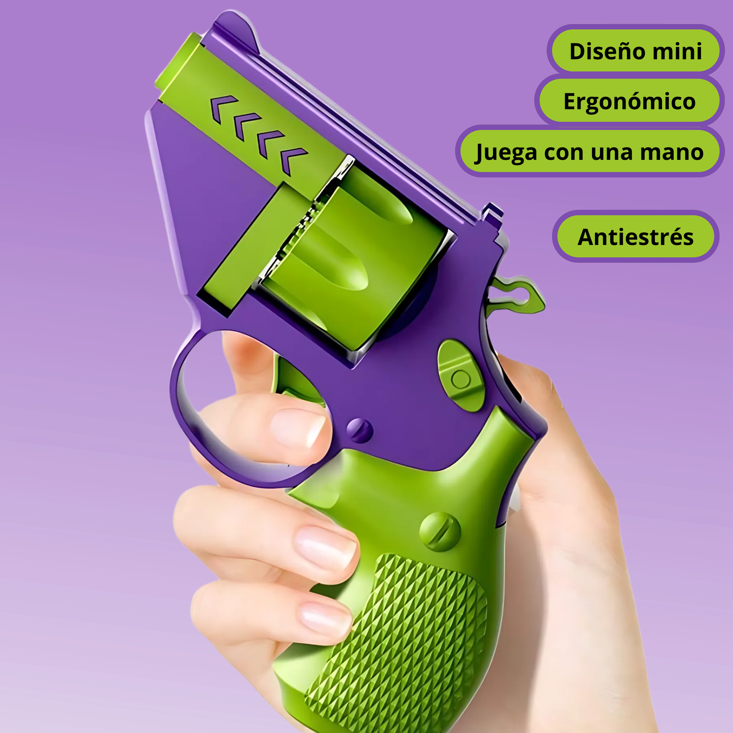 Mini Revolver Antiestrés